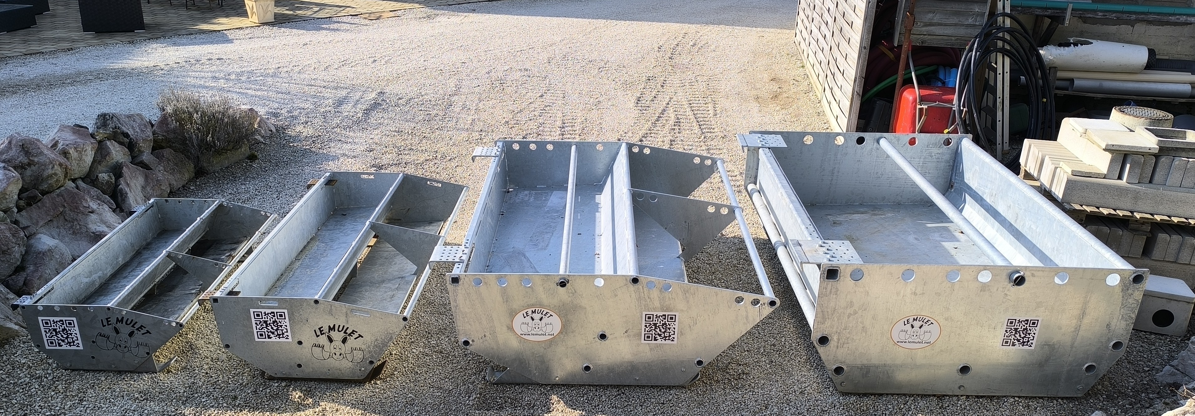 Gamme complète Le Mulet — PGP-70 à PGP-250